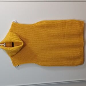 Repeat Luxury 100% Organic Cashmere Turtleneck Sweater Vest Tunic M